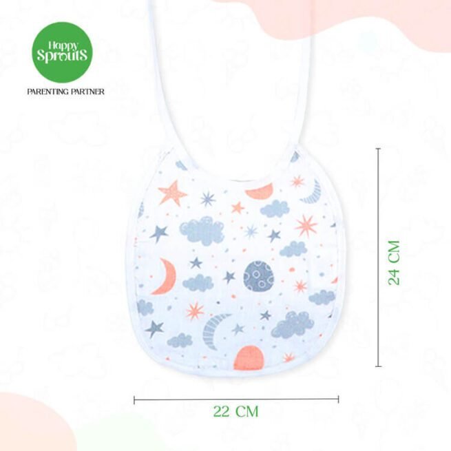 Happy sprouts Organic Muslin Bibs