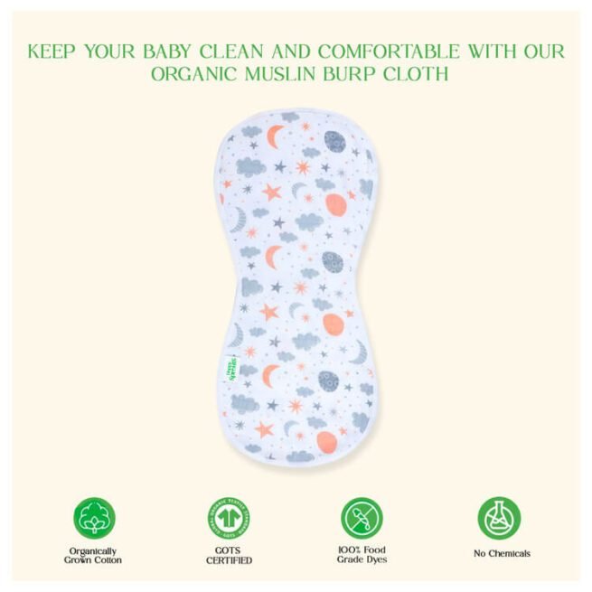 Organic Muslin Burp Cloth