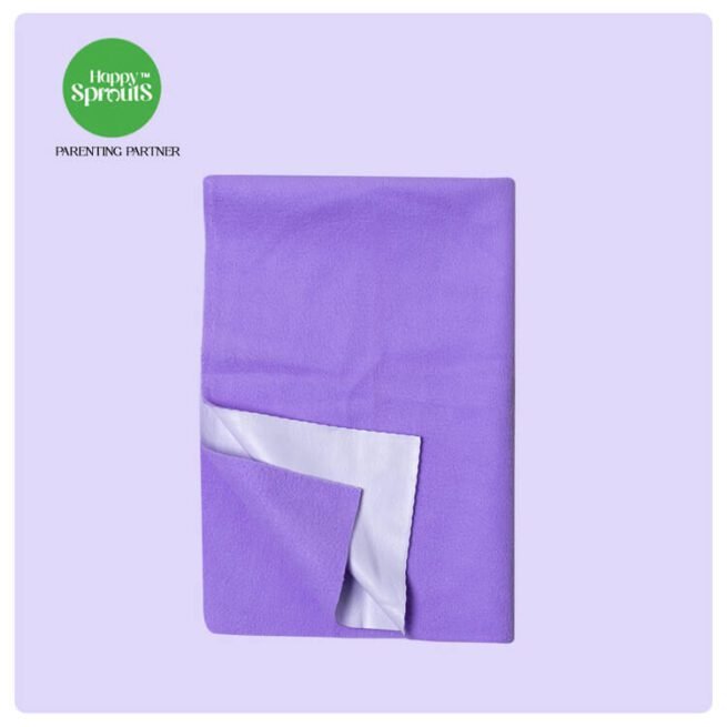 Happy Sprouts Baby dry sheet lilac
