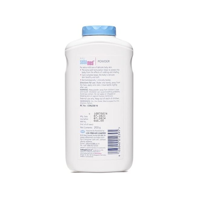 Sebamed Baby Powder 200g With Olive Oil and Allantoin For delicate skin - Image 6
