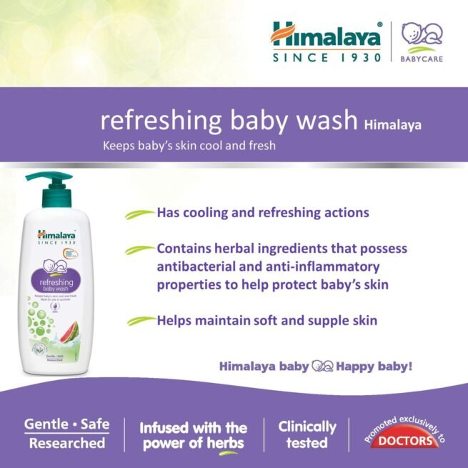 Himalaya Baby Care Refreshing Baby Wash, 200ml - Image 4