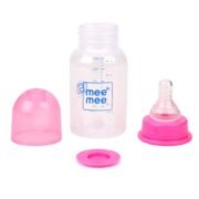 Mee Mee Polypropylene Eazy Flo Premium Baby Feeding Bottle Pink – 125 ml - Image 2
