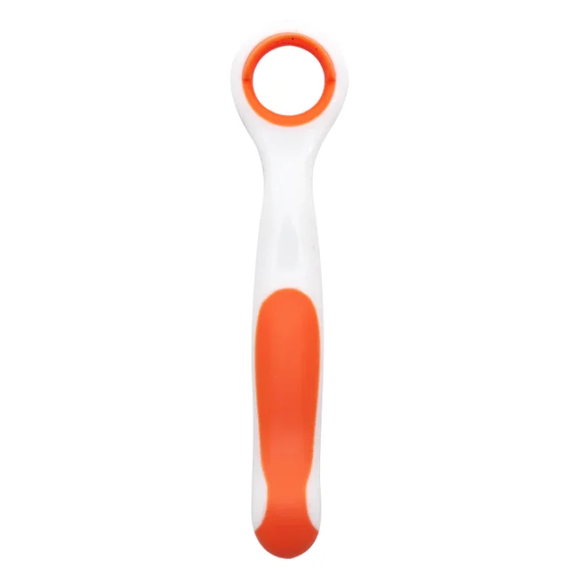 1st Step BPA Free Tongue Cleaner-Orange - Image 4