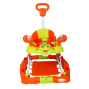 1st Step Musical Activity Walker With Parent Rod  (Orange)