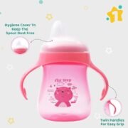 1ST STEP Matte Collection BPA Free Soft Spout Sipper with Twin Handles for Easy Grip - Image 6