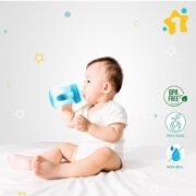 1ST STEP Matte Collection BPA Free Soft Spout Sipper with Twin Handles for Easy Grip - Image 3