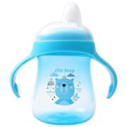 1ST STEP Matte Collection BPA Free Soft Spout Sipper with Twin Handles for Easy Grip