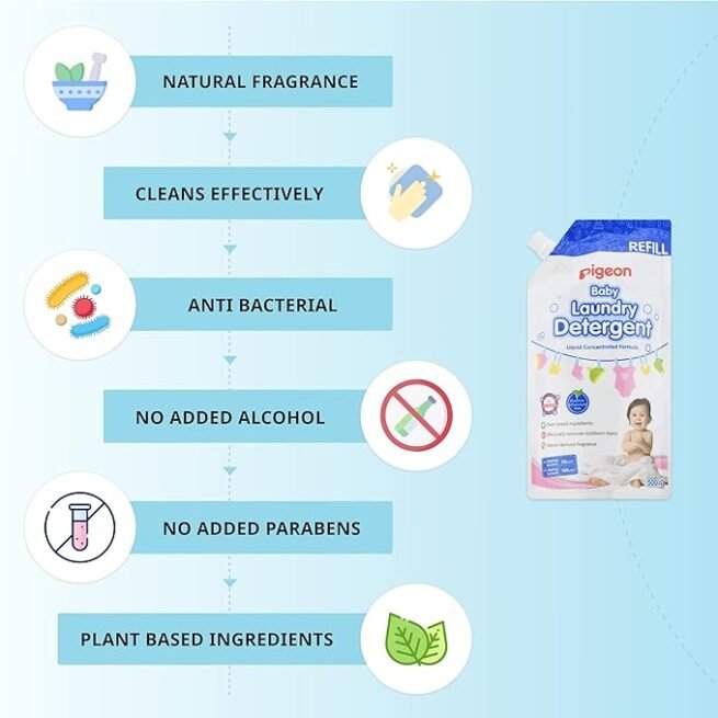 Pigeon Baby Liquid Laundry Detergent - Image 3