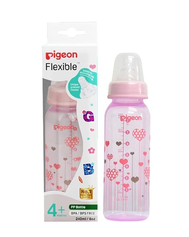 Pigeon Peristaltic Baby Clear Nursing/ Feeding Bottle RPP - Image 6