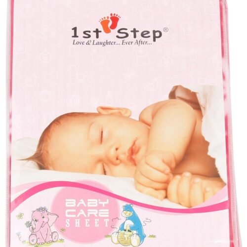 1st Step Baby Care Sheet, SHADE - Cherry, SIZE - M