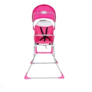 1st Step High Chair With 5 Point Safety Harness-Pink - Image 4