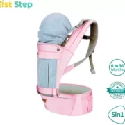 1st Step 5 In 1 Hip Seat Baby Carrier - Pink Baby Carrier  (Pink, Hip Carry)