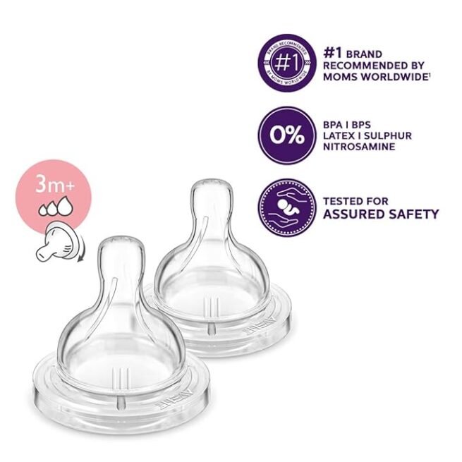 Philips Avent Classic Teat One Slot Variable Flow - Image 6