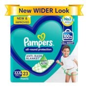 Pampers All round Protection Pants Style Baby Diapers, XXX-Large , 23 count