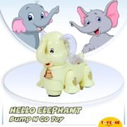 Toyzone Hello Elephant Bump 'N' Go-20639 - Image 5