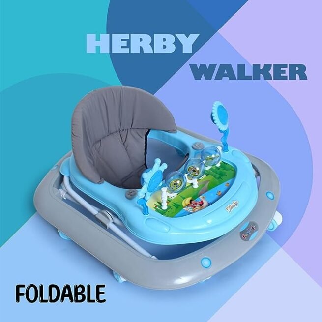 Funride Baby Walker 6 to 18 Months - Herby Foldable Activity Walker - Image 4