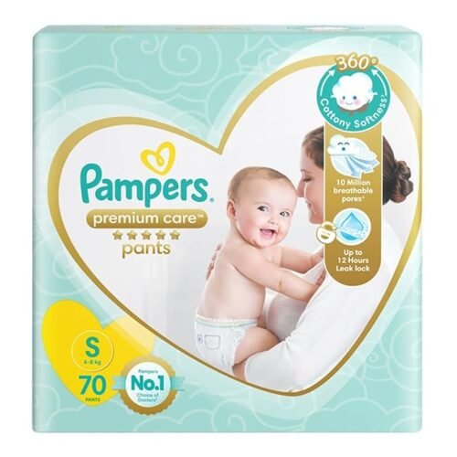 Pampers PREMIUM BABY PANTS, SIZE SMALL , 70 PCS