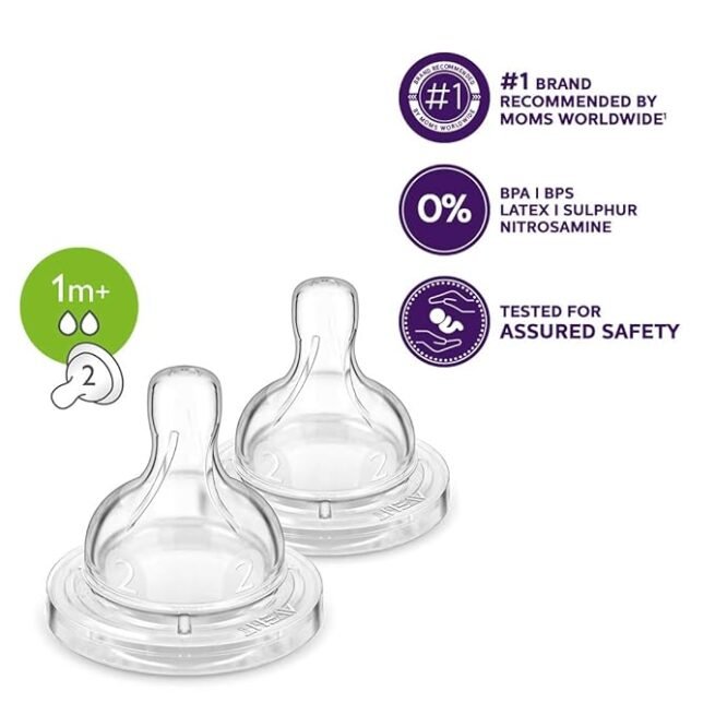 Philips Avent Classic Teat 2 Holes Slow Flow - Image 5