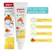 Pigeon Children Toothpaste, Orange 45g - Image 4