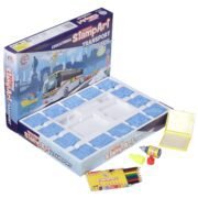 Ratna's Educational Art & Craft Stamp Art Transport Big with 12 Different Transport Vehicle Stamps for Kids Ages 3+ - Image 6