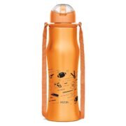 MILTON Gaiety 650 Stainless Steel Water Bottle, 600 ml, Orange
