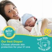 Pampers Active Baby Tape Style Baby Diapers NB, 72 Count - Image 6