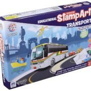 Ratna's Educational Art & Craft Stamp Art Transport Big with 12 Different Transport Vehicle Stamps for Kids Ages 3+