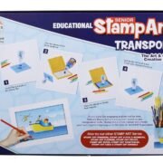 Ratna's Educational Art & Craft Stamp Art Transport Big with 12 Different Transport Vehicle Stamps for Kids Ages 3+ - Image 2