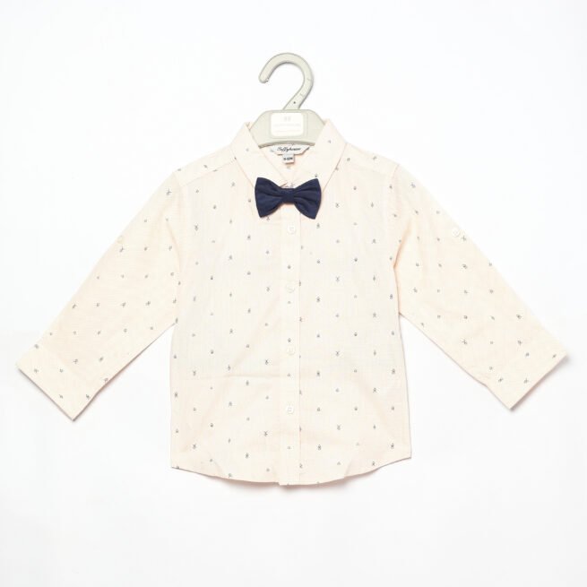 Classic Charm for Your Little Gentleman Blue and White Suit for Baby Boys (3M - 3Y) - Image 2