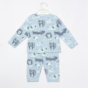 TOFFY HOUSE Set & Suit for Baby Boys - Timeless Elegance in Light Blue (3M - 3Y) - Image 2