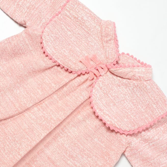 Pretty in Pink Delight: Chocolate Baby Brand Pink Cotton Frock - Image 4