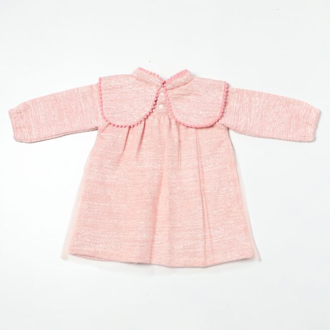 Pretty in Pink Delight: Chocolate Baby Brand Pink Cotton Frock - Image 3