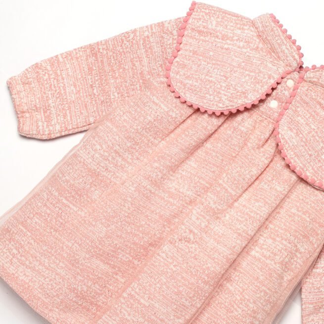 Pretty in Pink Delight: Chocolate Baby Brand Pink Cotton Frock - Image 6